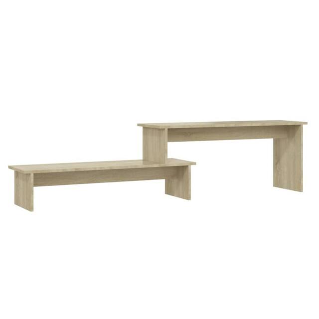 Berkfield Home TV Cabinet Sonoma Oak 180x30x43 cm Engineered Wood in Light Oak - Size: 180 x 30 x 43 cm - image 1