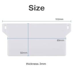 SPETLEK Vertical Blind Weights 50x Bottom Weights with Chain in White - thumbnail 2