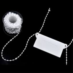 SPETLEK Vertical Blind Weights 50x Bottom Weights with Chain in White - thumbnail 3