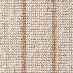 THE RUGS Sierra Jute Rug & Runner Hand Woven Natural Fibre Striped 10mm Pile in Cream - Size: 160 cm x 230 cm - thumbnail 2
