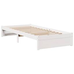 Berkfield Home Decorative Bookcase Bed without Mattress White 90x190cm Single So - thumbnail 5