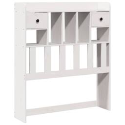 Berkfield Home Decorative Bookcase Bed without Mattress White 90x190cm Single So - thumbnail 6