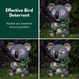 Marco Paul Solar LED Blinkin Koala Garden Ornament in Grey - thumbnail 7
