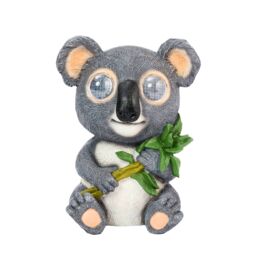 Marco Paul Solar LED Blinkin Koala Garden Ornament in Grey - thumbnail 3