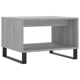 Berkfield Home Coffee Table Grey Sonoma 60x50x40 cm Engineered Wood - Size: 60 x 50 x 40 cm - thumbnail 6