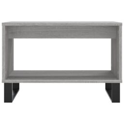Berkfield Home Coffee Table Grey Sonoma 60x50x40 cm Engineered Wood - Size: 60 x 50 x 40 cm - thumbnail 4