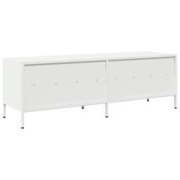 Berkfield Home TV Cabinet White 135x39x43.5 cm Cold-rolled Steel - thumbnail 7