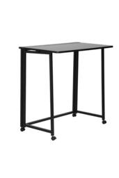 Living and Home Black Willow Wood-Tone Folding Office Desk - thumbnail 3