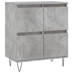 Berkfield Home Sideboards 3 pcs Concrete Grey Engineered Wood - thumbnail 5
