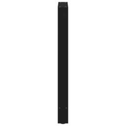 Berkfield Home Coffee Table Legs Black 2 pcs 40x(90-91) cm Steel - thumbnail 6