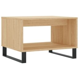 Berkfield Home Coffee Table Sonoma Oak 60x50x40 cm Engineered Wood in Brown - Size: 60 x 50 x 40 cm - thumbnail 6