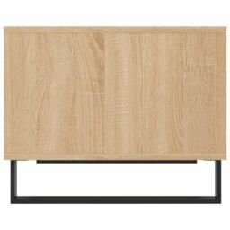 Berkfield Home Coffee Table Sonoma Oak 60x50x40 cm Engineered Wood in Brown - Size: 60 x 50 x 40 cm - thumbnail 5