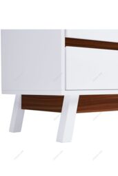 Living and Home 4-Tier Drawers Bedroom Chest Storage Cabinet in White - thumbnail 5