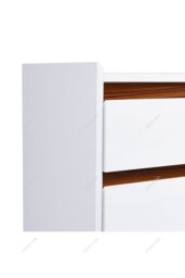 Living and Home 4-Tier Drawers Bedroom Chest Storage Cabinet in White - thumbnail 4