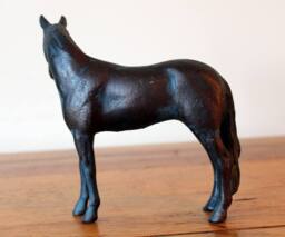 Inspirational Gifting Miniature Horse Sculpture Ornament Figurine in Bronze - thumbnail 5