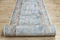 RugsX Anti-Slip Lotus Runner in Grey - Size: 60 cm x 240 cm - thumbnail 5