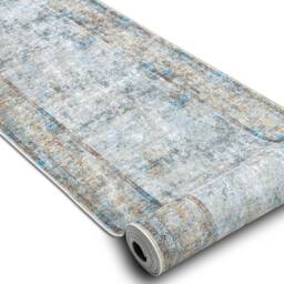 RugsX Anti-Slip Lotus Runner in Grey - Size: 60 cm x 240 cm - thumbnail 2