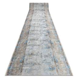RugsX Anti-Slip Lotus Runner in Grey - Size: 60 cm x 240 cm - thumbnail 1