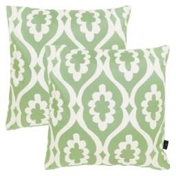 icon 2 Pack Cushion 43x43 Kyoto Fabric - Damask in Green - thumbnail 1