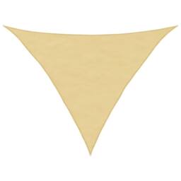 Berkfield Home Sun Shade Sail Sand 3x3x4.24 m 100% Polyester Oxford in Light Sand - thumbnail 2