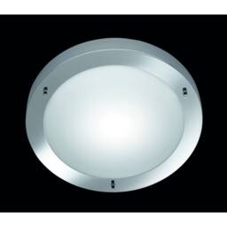 Netlighting Condus Modern Bathroom Ceiling Light Chrome IP44 UK Stock in Grey - thumbnail 2