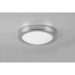 Netlighting Condus Modern Bathroom Ceiling Light Chrome IP44 UK Stock in Grey - thumbnail 4