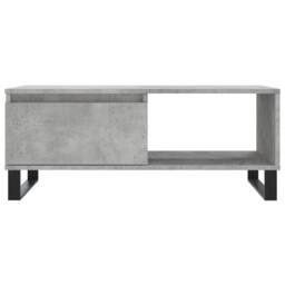 Berkfield Home Modern Coffee Table Concrete Grey 90x50x36.5 cm Engineered Wood - thumbnail 5