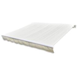Berkfield Home Awning Top Sunshade Canvas Cream 500x300 cm in Beige - thumbnail 2