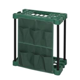 Kelvenix Garden Tool Storage Rack Gardening in Green - Size: 10000mm x 520mm