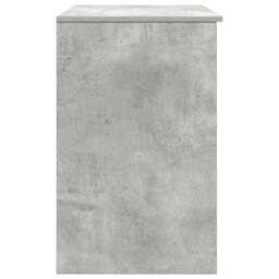 Berkfield Home Desk Concrete Grey 86x49x76 cm Engineered Wood - Size: 86 x 49 x 76 cm - thumbnail 7