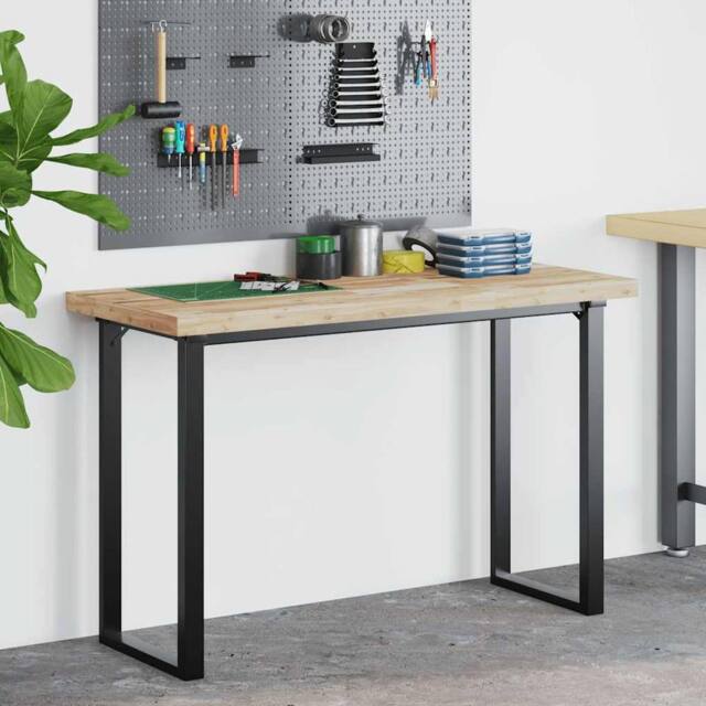 Berkfield Home Versatile Desk Top Untreated 120x60x4 cm Solid Wood Acacia in Brown - Size: 120 x 60 x 4 cm - image 1