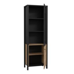 Furniture To Go High Rock Wide Display Cabinet in Black - thumbnail 3