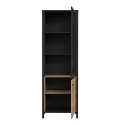 Furniture To Go High Rock Wide Display Cabinet in Black - thumbnail 4