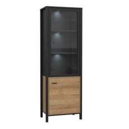 Furniture To Go High Rock Wide Display Cabinet in Black - thumbnail 5