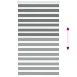 Berkfield Home Zebra Blind Dark Grey 120x230 cm Fabric Width 115.9 cm Polyester - thumbnail 5