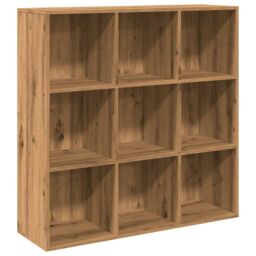 Berkfield Home Book Cabinet Artisan Oak 98x29x97.5 cm in Brown - thumbnail 2