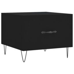 Berkfield Home Coffee Tables 2 pcs Black 50x50x40 cm Engineered Wood - Size: 50 x 50 x 40 cm - thumbnail 5