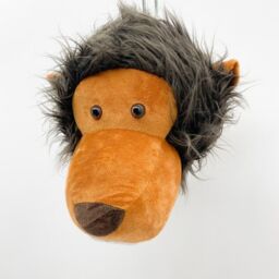 Minster Lion Head Hanger - L18 x W20 x H30 cm in Brown - Size: 1 Pack - thumbnail 2