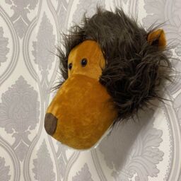 Minster Lion Head Hanger - L18 x W20 x H30 cm in Brown - Size: 1 Pack - thumbnail 4