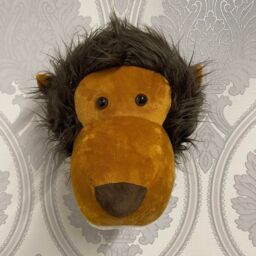 Minster Lion Head Hanger - L18 x W20 x H30 cm in Brown - Size: 1 Pack - thumbnail 3