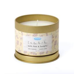 Me To You To the New Mr & Mrs Candle - White Rose & Eucalyptus Scent 180G in Gold - Size: Small - thumbnail 2