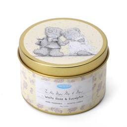 Me To You To the New Mr & Mrs Candle - White Rose & Eucalyptus Scent 180G in Gold - Size: Small - thumbnail 3