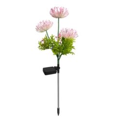 Leaper Solar Outdoor Lawn Equinox Flower Landscape Lights in Pink - thumbnail 4