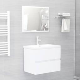 Berkfield Home Sink Cabinet White 60x38.5x45 cm Engineered Wood