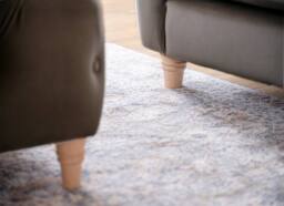 The Great Sofa Company Kensington Velvet Chesterfield Footstool in Grey - thumbnail 3