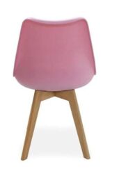Life Interiors 'Round Lorenzo' Dining Set with a Table & Chairs Set of 2 in Pink - thumbnail 4