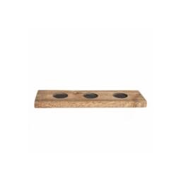 Lemon Pavilion Furniture and Decor Advent Candle Holder with Accessories - Steel/Wood - L9xW28xH13.5cm - thumbnail 2