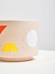 Orsina Small Ceramic Planter, Handcrafted Ceramic Planter for Home, Stylish Stoneware Planter for Living Room - thumbnail 5