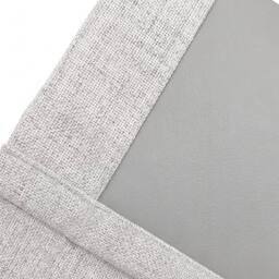 Marlow 100% Blackout Curtains for Bedroom Living Room Thermal Insulated in Natural White - Size: 117 cm width x 183 cm drop - thumbnail 5
