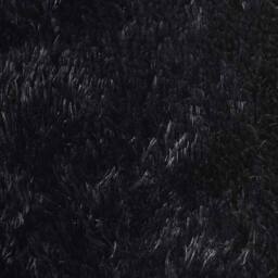 Berkfield Home Shaggy Rug High Pile NAVARRA Black 160x160 cm Polyester - Size: Medium - thumbnail 9